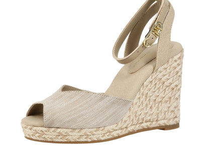 Chambray High Wedge Espadrille