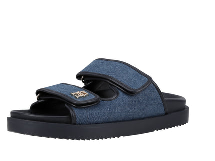 Double Strap Denim Sandal
