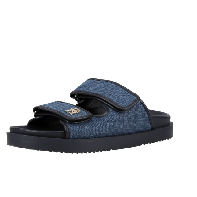 Double Strap Denim Sandal