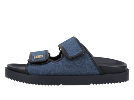 Double Strap Denim Sandal