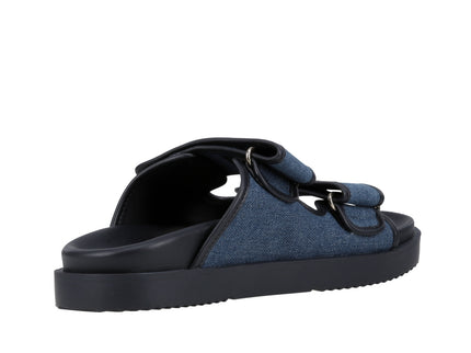 Double Strap Denim Sandal