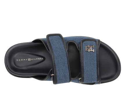 Double Strap Denim Sandal
