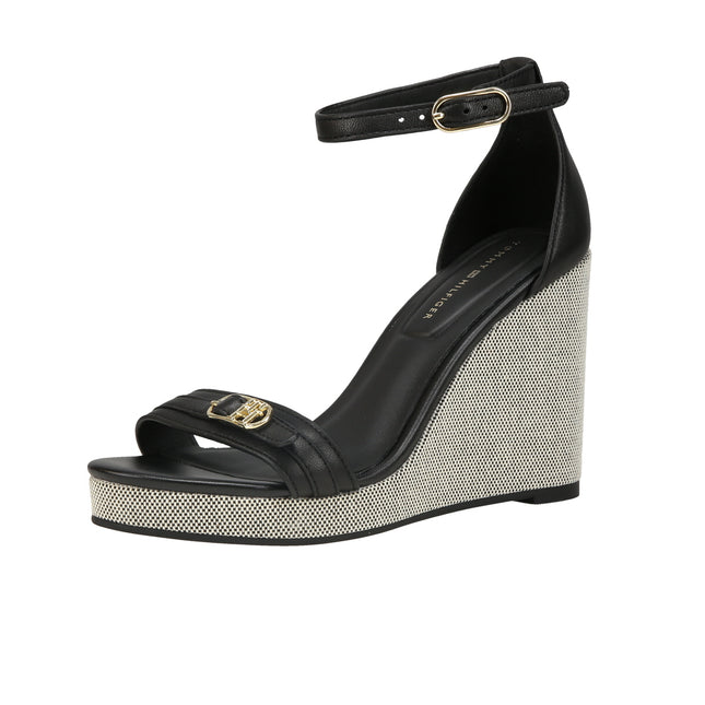Espadrille Wedge Sandal Leathe