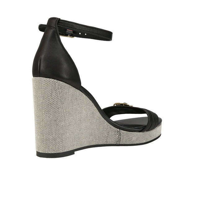 Espadrille Wedge Sandal Leathe