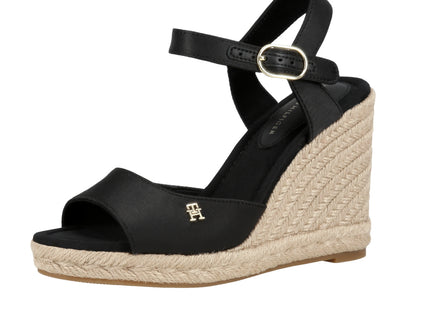 High Wedge Espad Satin