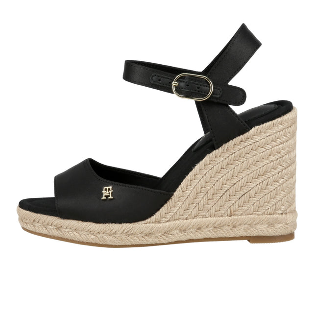 High Wedge Espad Satin