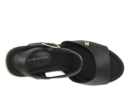 High Wedge Espad Satin