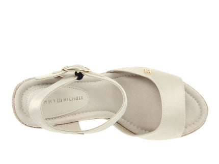 High Wedge Espad Satin