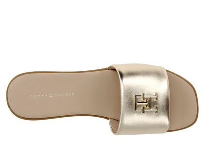 Th Logo Hw Metallic Leather Mu