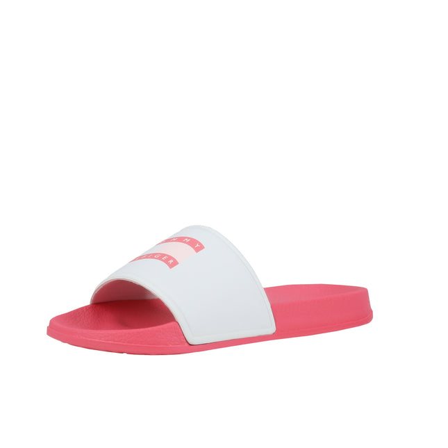 Pool Slide White/Fuchsia