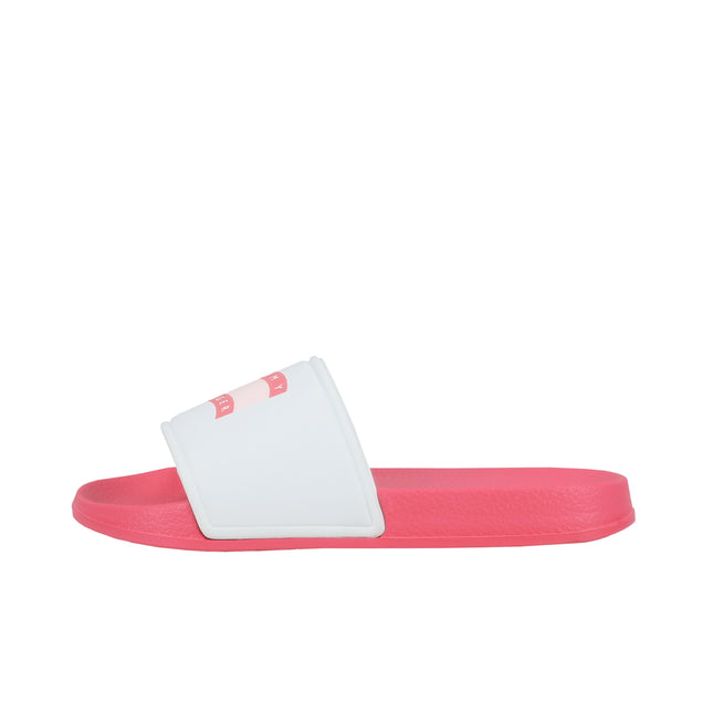 Pool Slide White/Fuchsia
