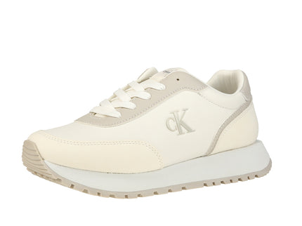 Low Cut Lace-Up Sneaker Off Wh
