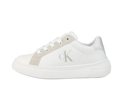 Low Cut Lace-Up Sneaker Off Wh