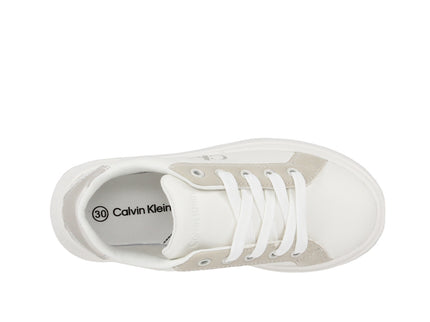 Low Cut Lace-Up Sneaker Off Wh