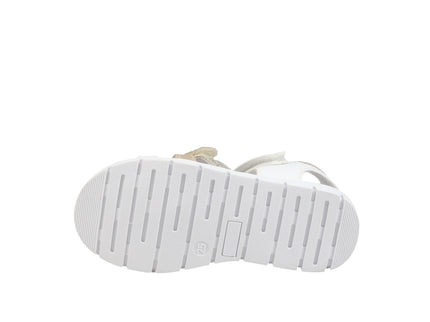 Velcro Sandal White/Gold