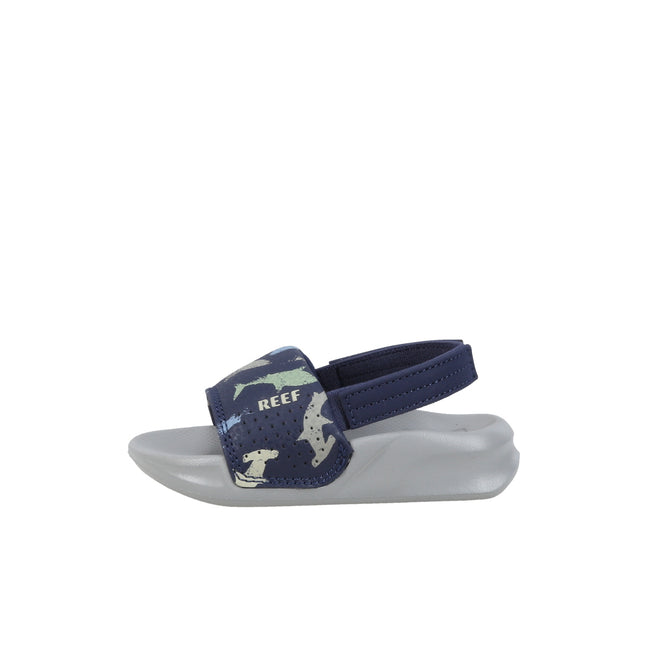 Little One Slide Navy Shark