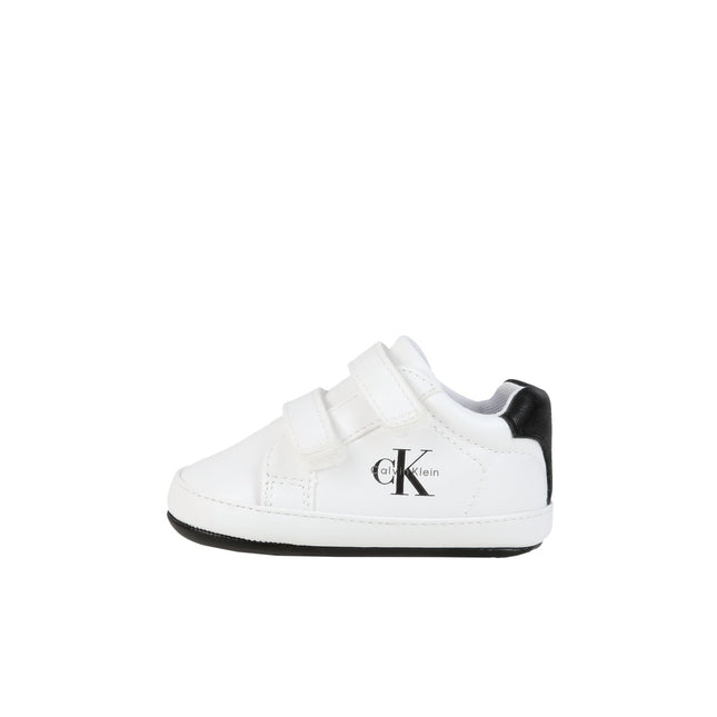 Low Cut Velcro Sneaker White/B