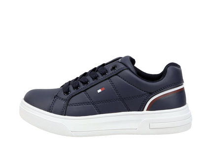 Stripes Low Cut Lace-Up Sneake