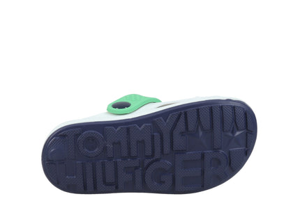 Comfy Sandal White Green