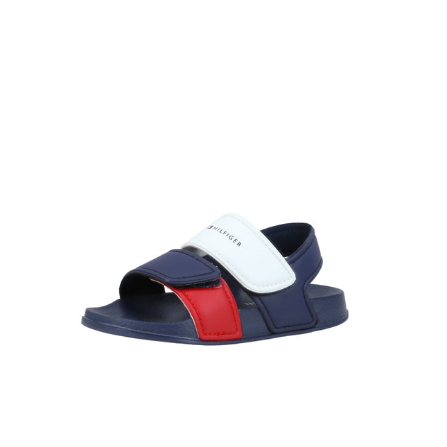 Velcro Sandal Blue/Red/White