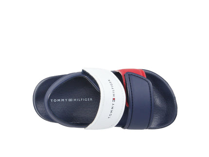 Velcro Sandal Blue/Red/White
