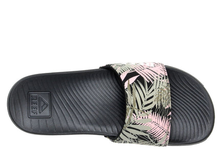 REEF ONE SLIDE BLK SHADED PALM - BLKSHPAL