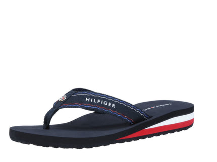 STRIPE INSERT BEACH SANDAL - RWB