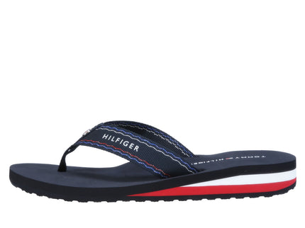 STRIPE INSERT BEACH SANDAL - RWB