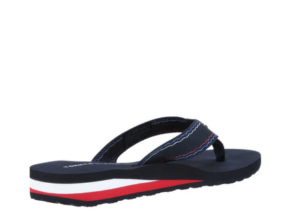STRIPE INSERT BEACH SANDAL - RWB