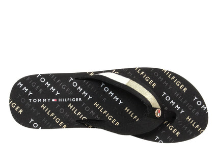 TH FLAG MID WEDGE BEACH SANDAL L - BLK