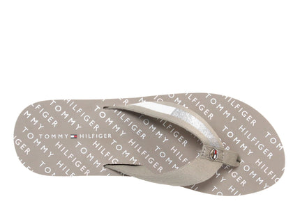 TH FLAG MID WEDGE BEACH SANDAL L - STONE