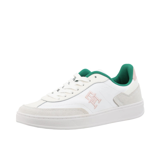 TH HERITAGE COURT SNEAKER - WHTOLYGR