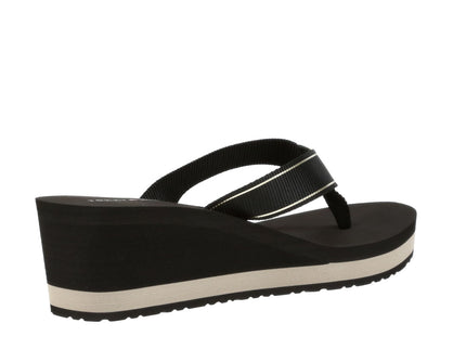 TH SHINE DETAIL H WEDGE SANDAL - BLK